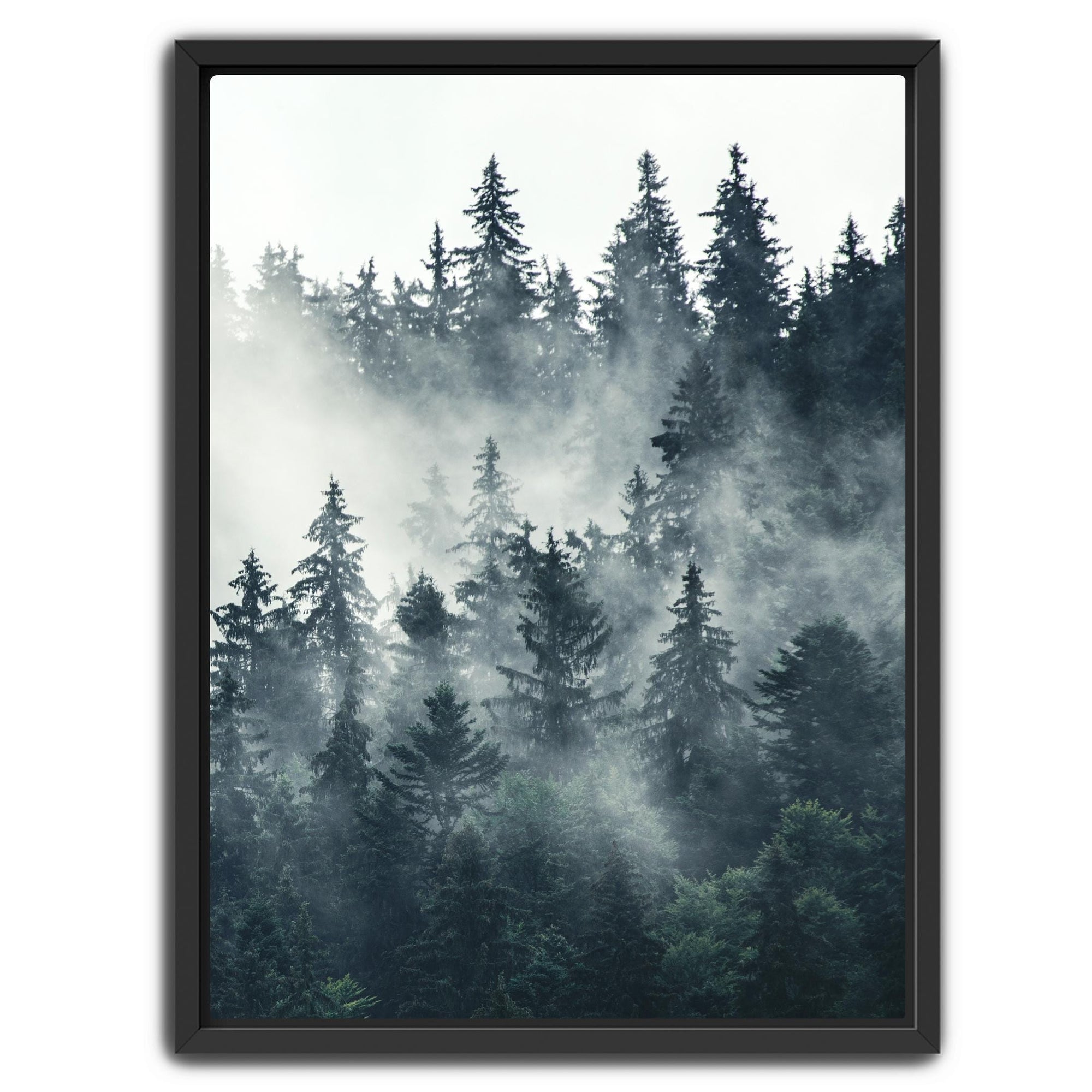 neutral forest wall art panels side by side
