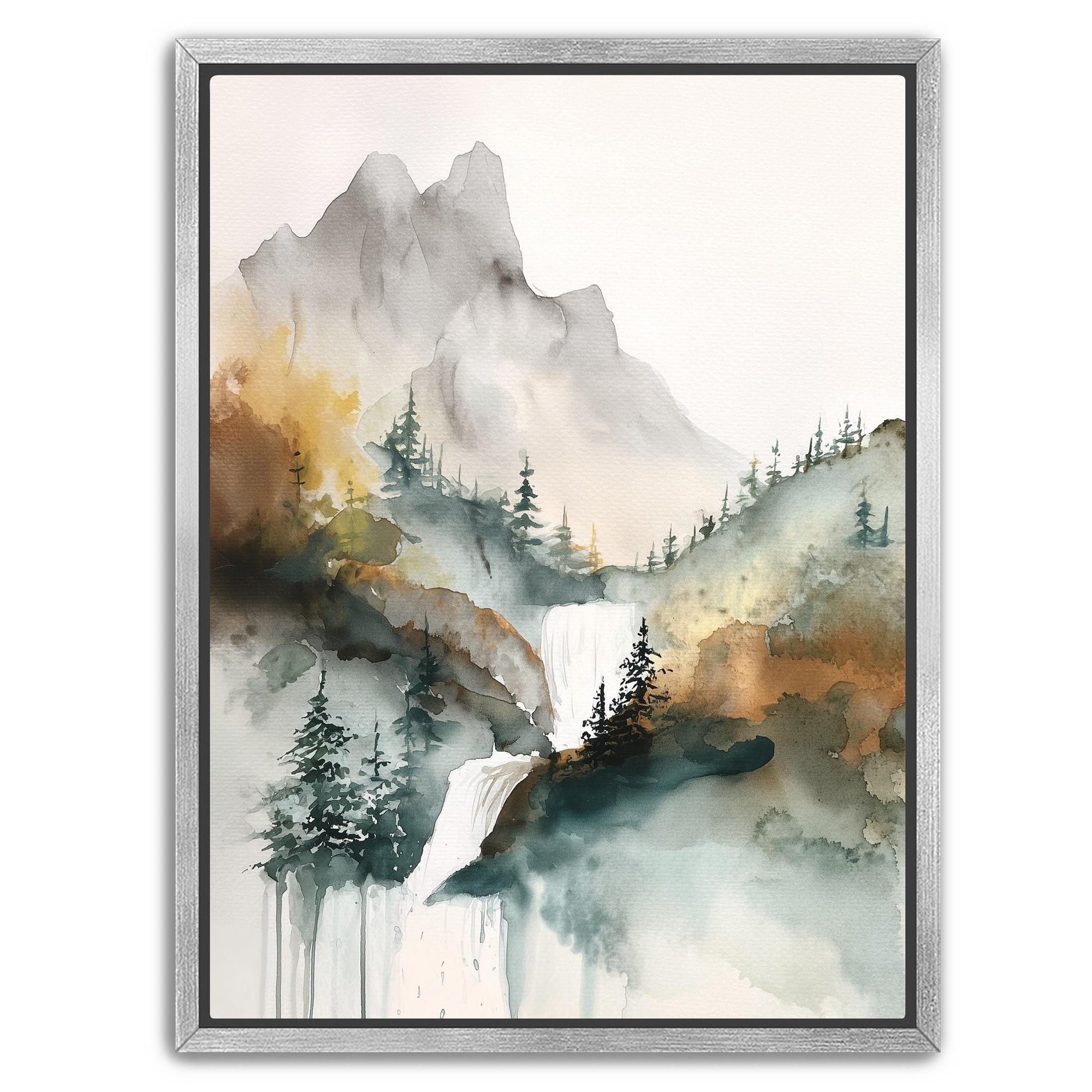 large vertical mountain art