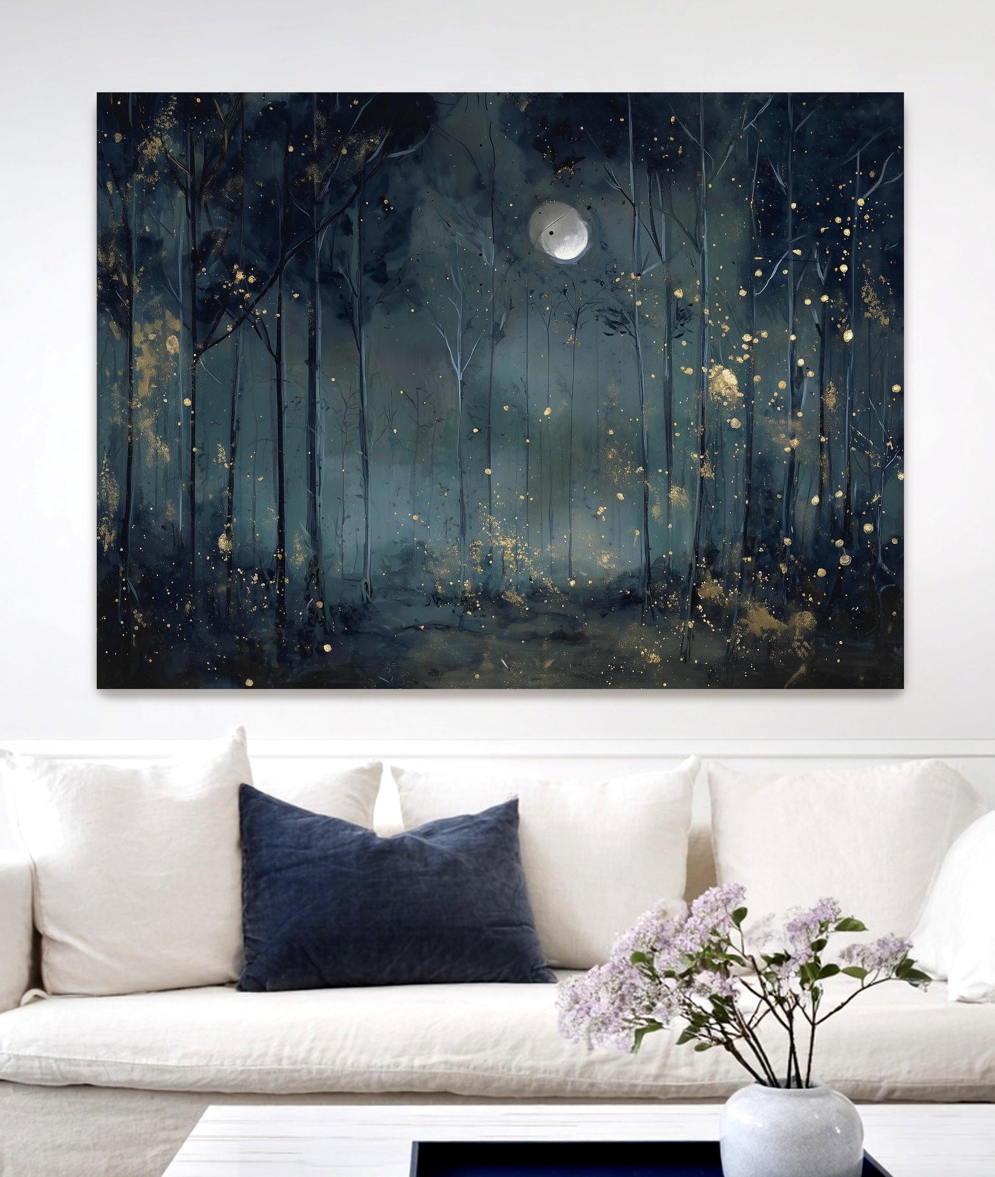 Atmospheric forest artwork