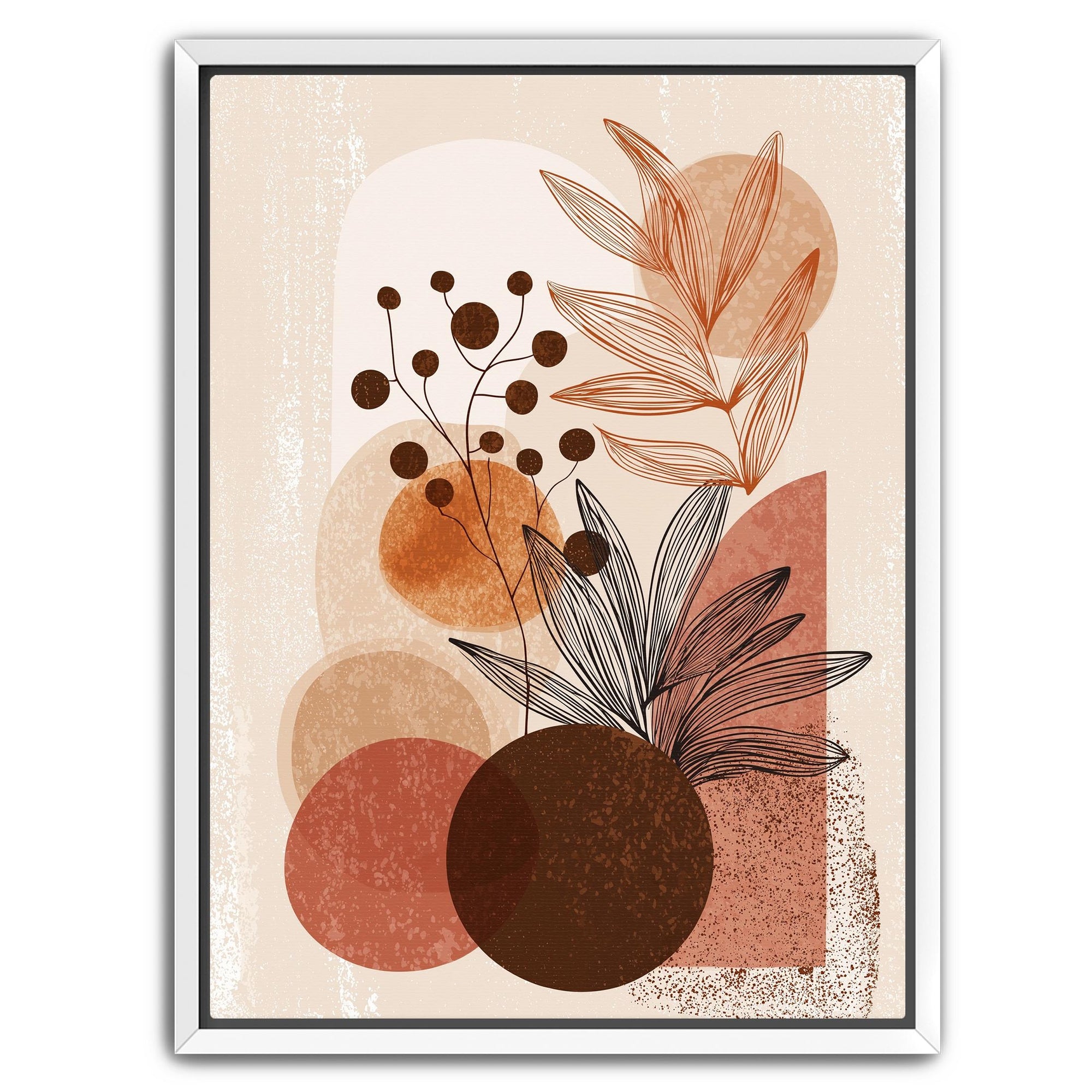 Unframed giclée botanical print close up texture detail