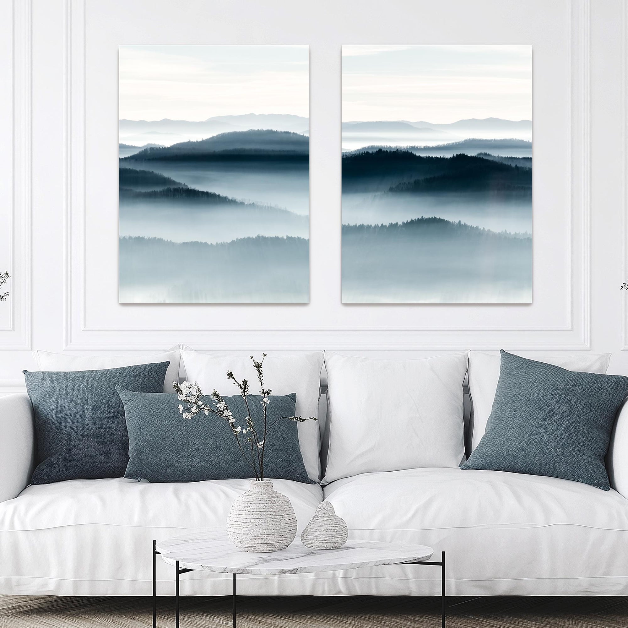 Mountain Layers Wall Art Set