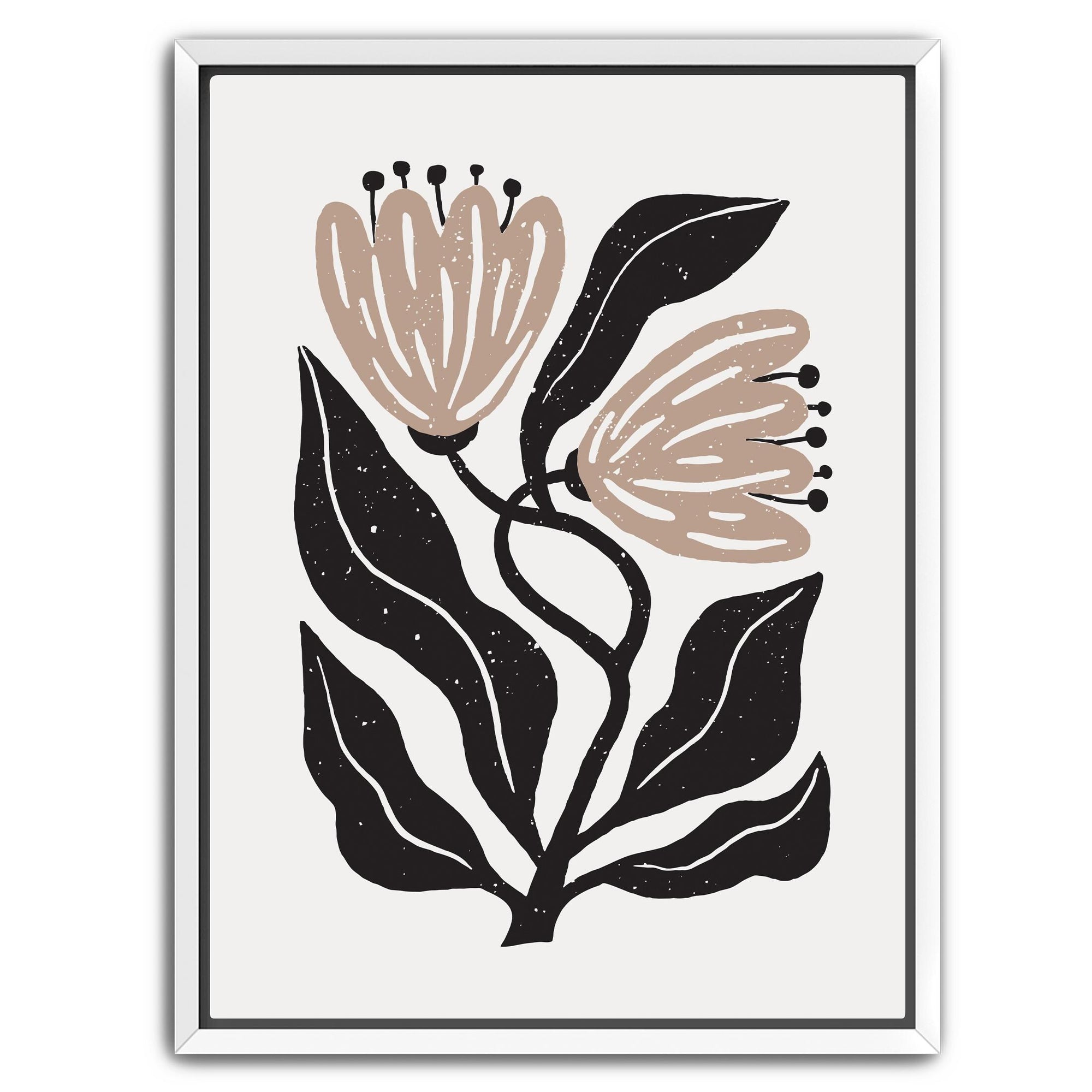 folk art floral print