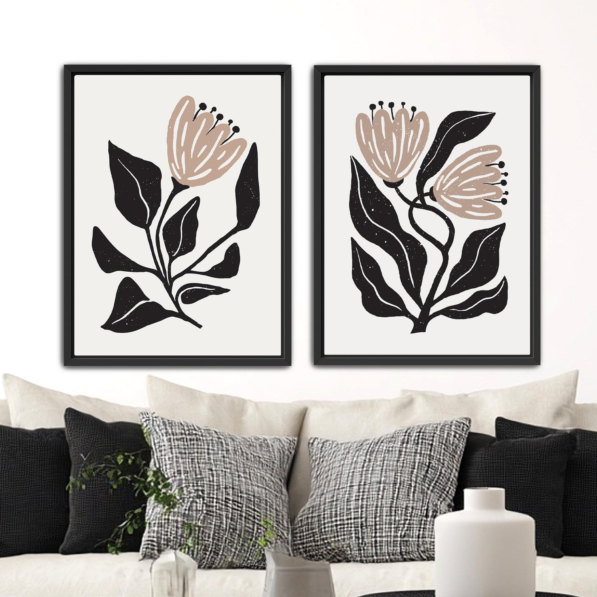 boho botanical wall art