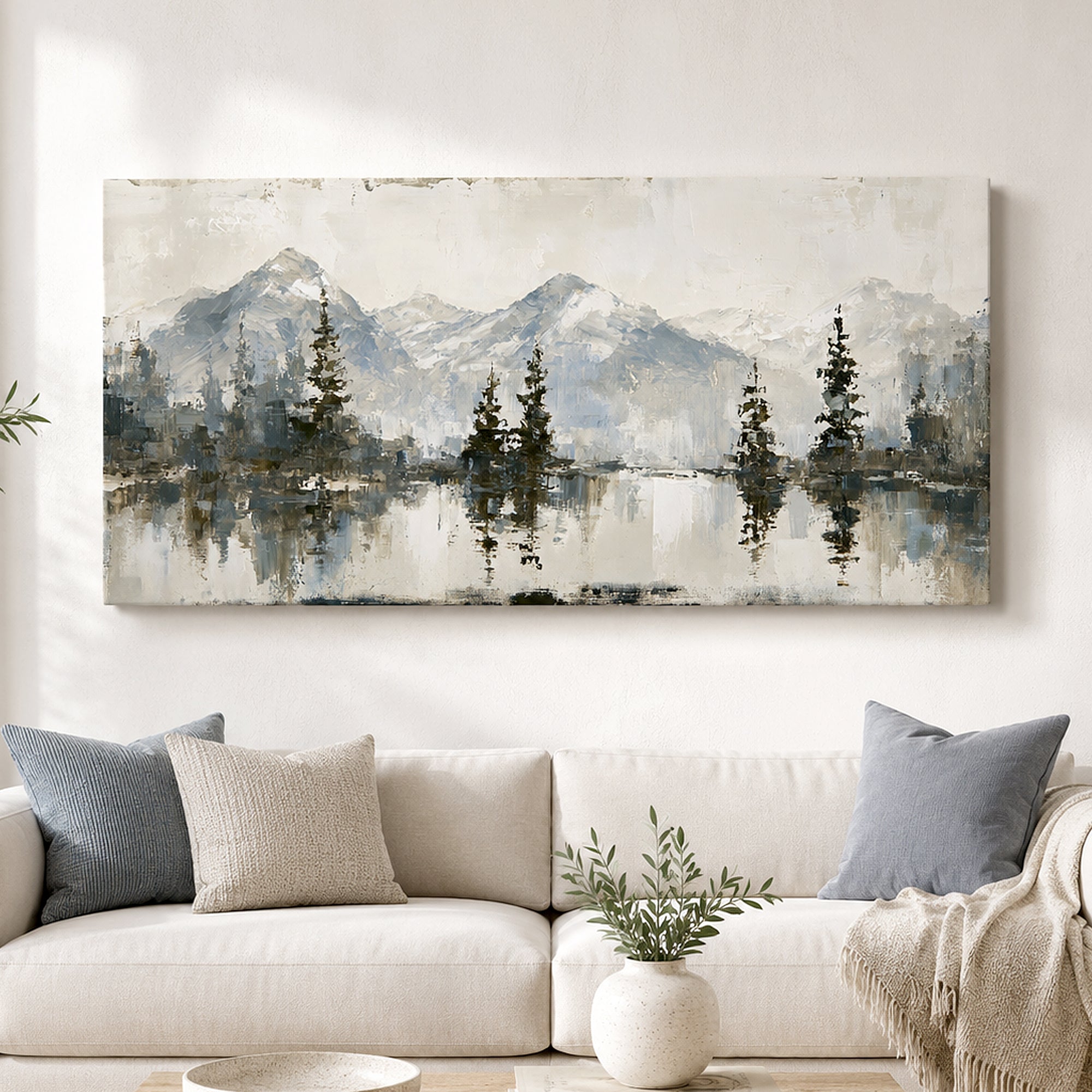 Mountain Acrylics Abstract Wall Art