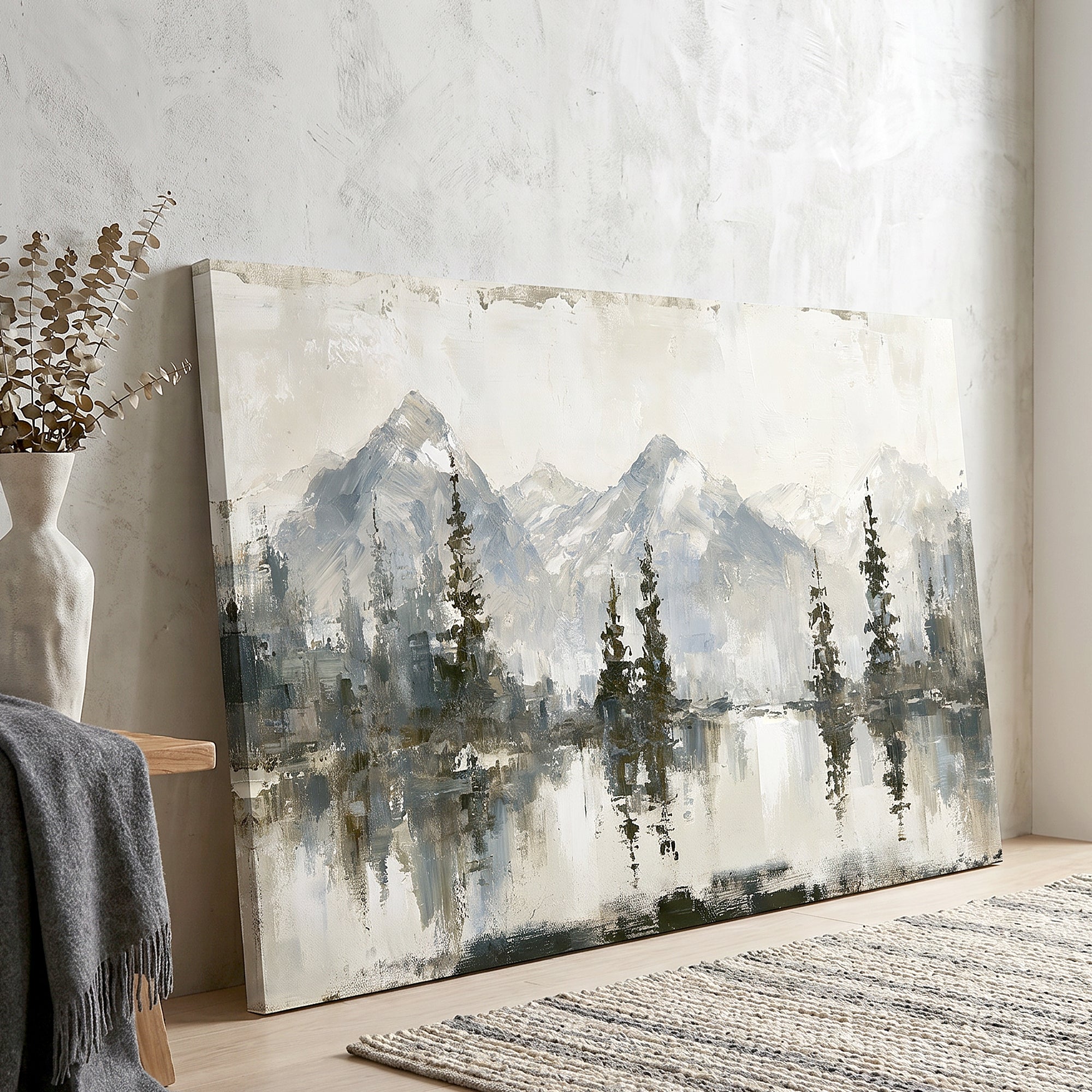Mountain Acrylics Abstract Wall Art