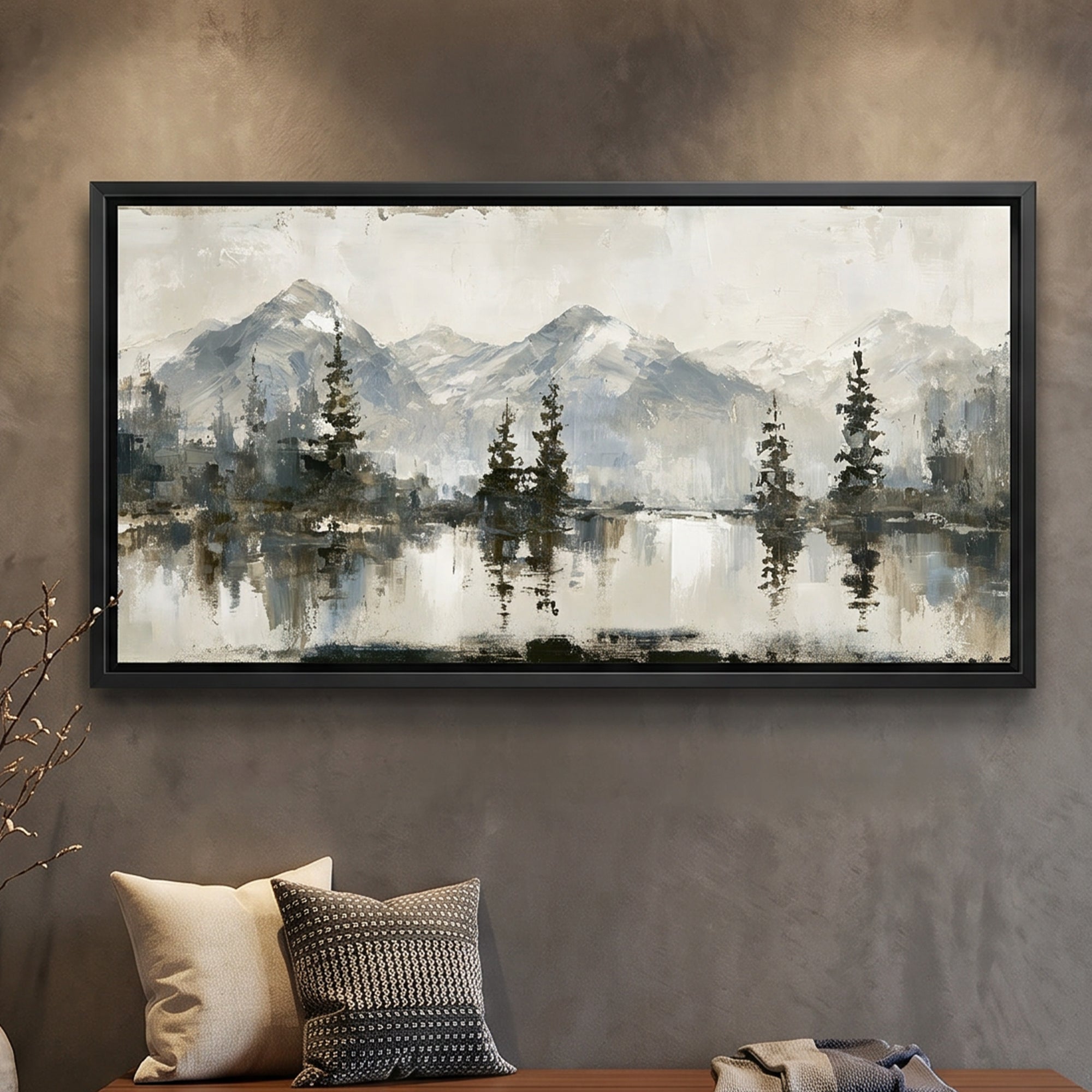 Mountain Acrylics Abstract Wall Art