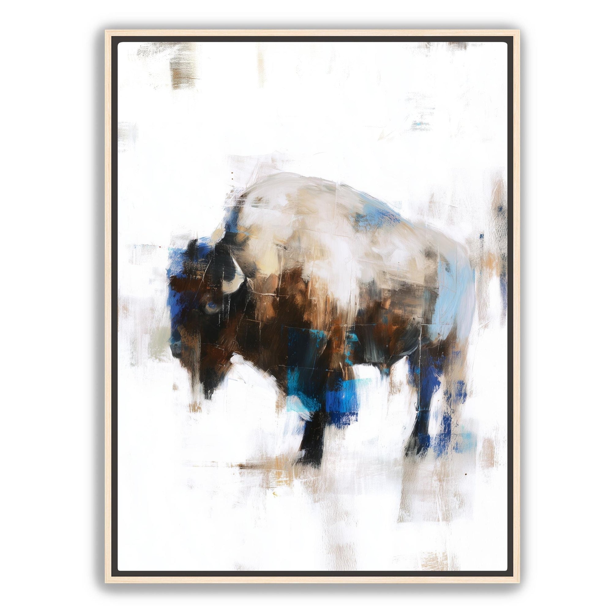 Modern western buffalo wall decor