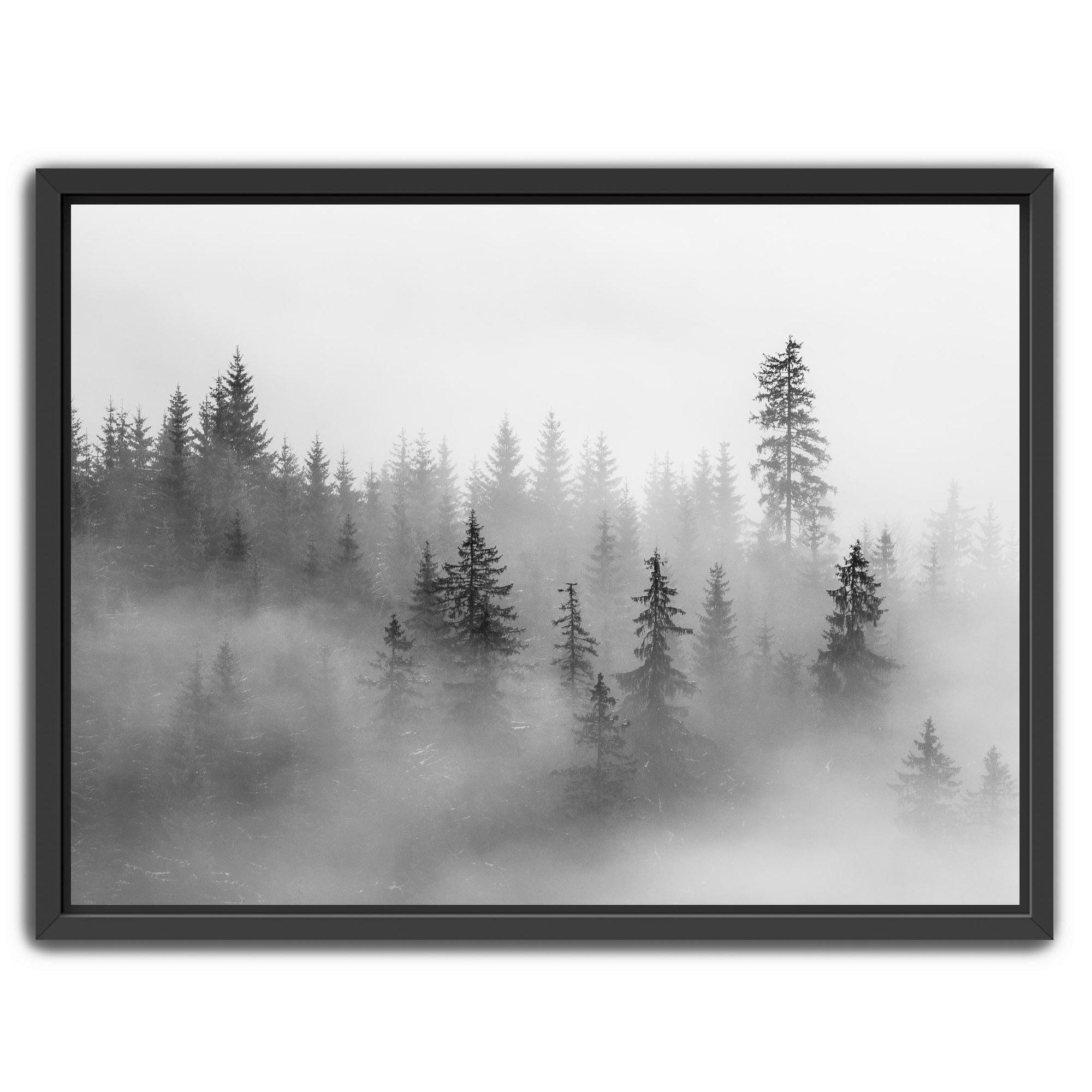 pine tree landscape print