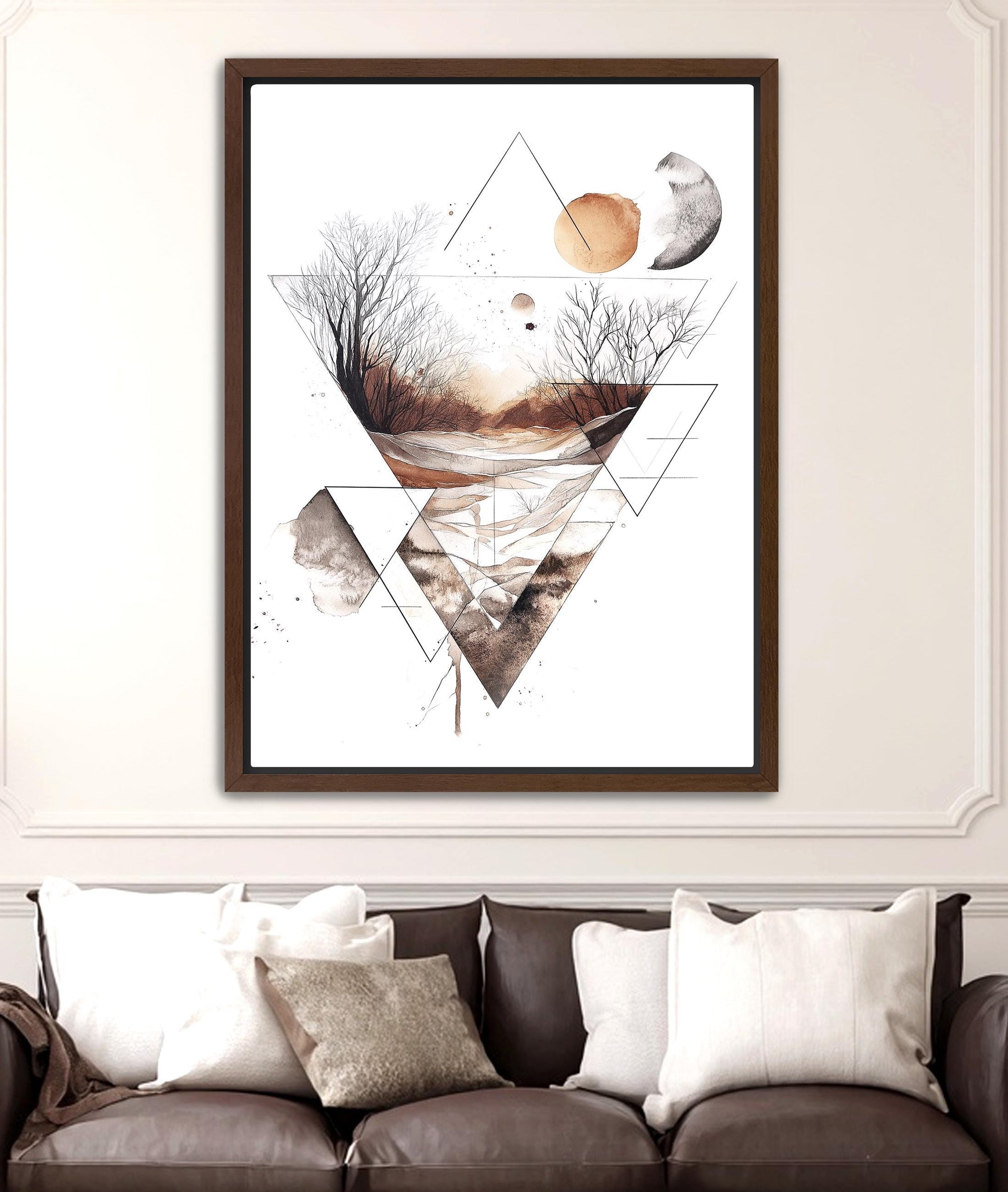 abstract landscape wall art print