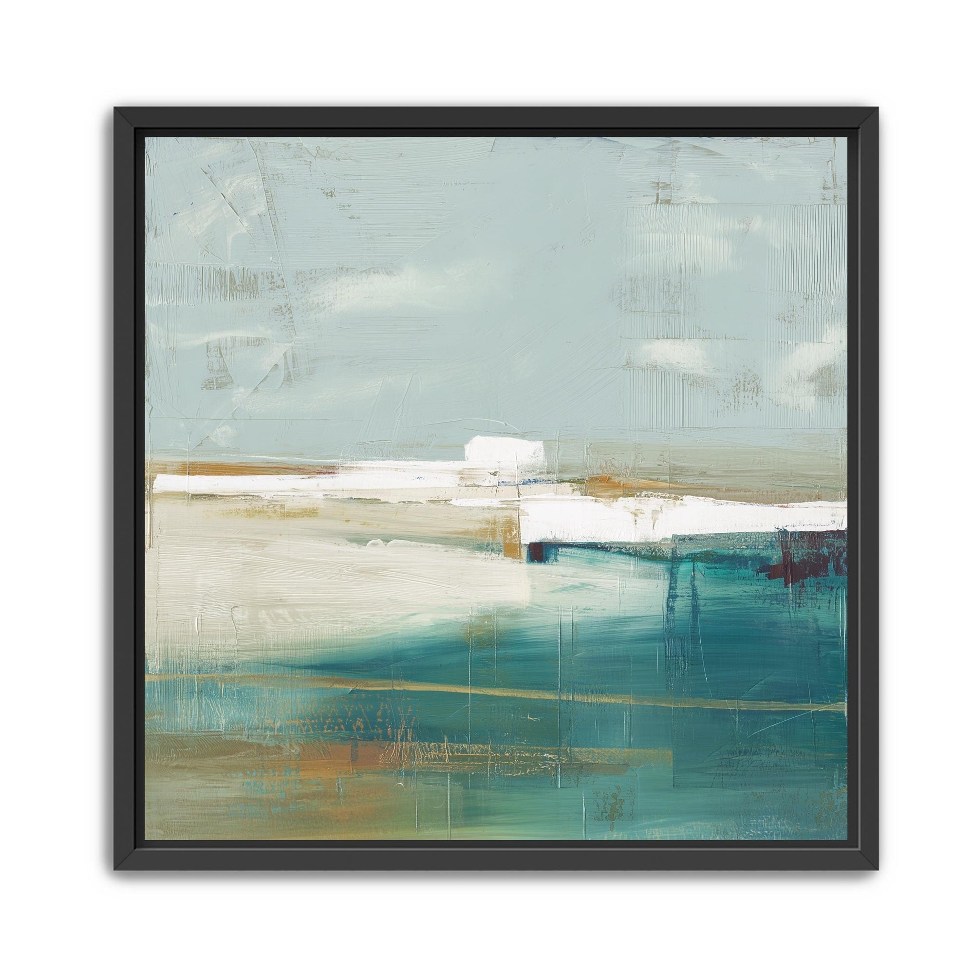 neutral beach artwork