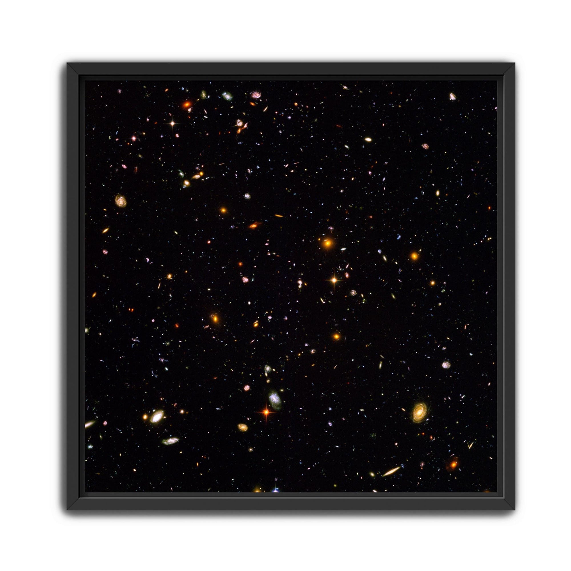 Hubble Deep Field galaxy wall art