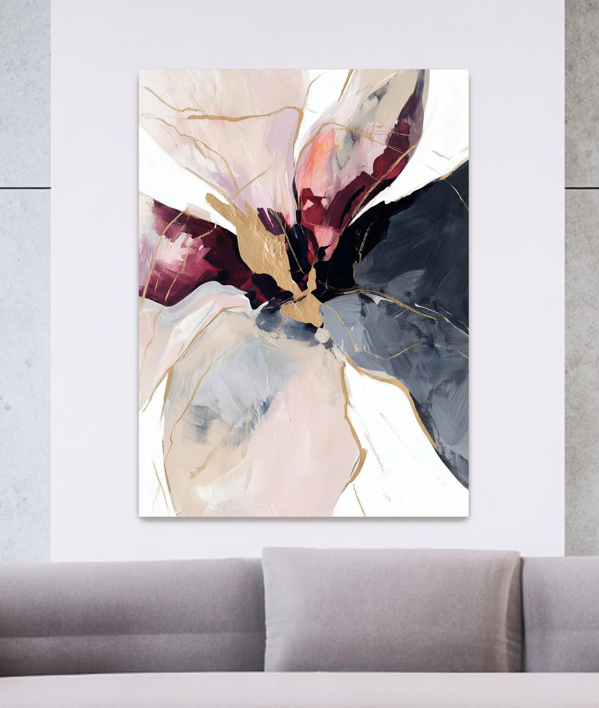 botanical abstract canvas wall art
