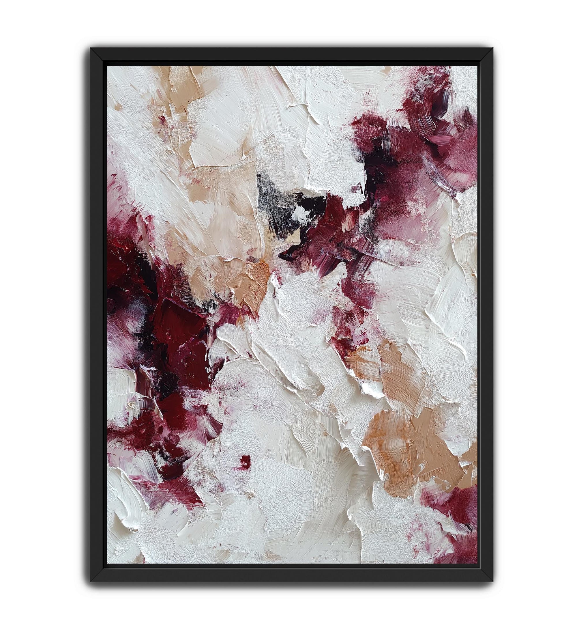 Contemporary textured abstract art print