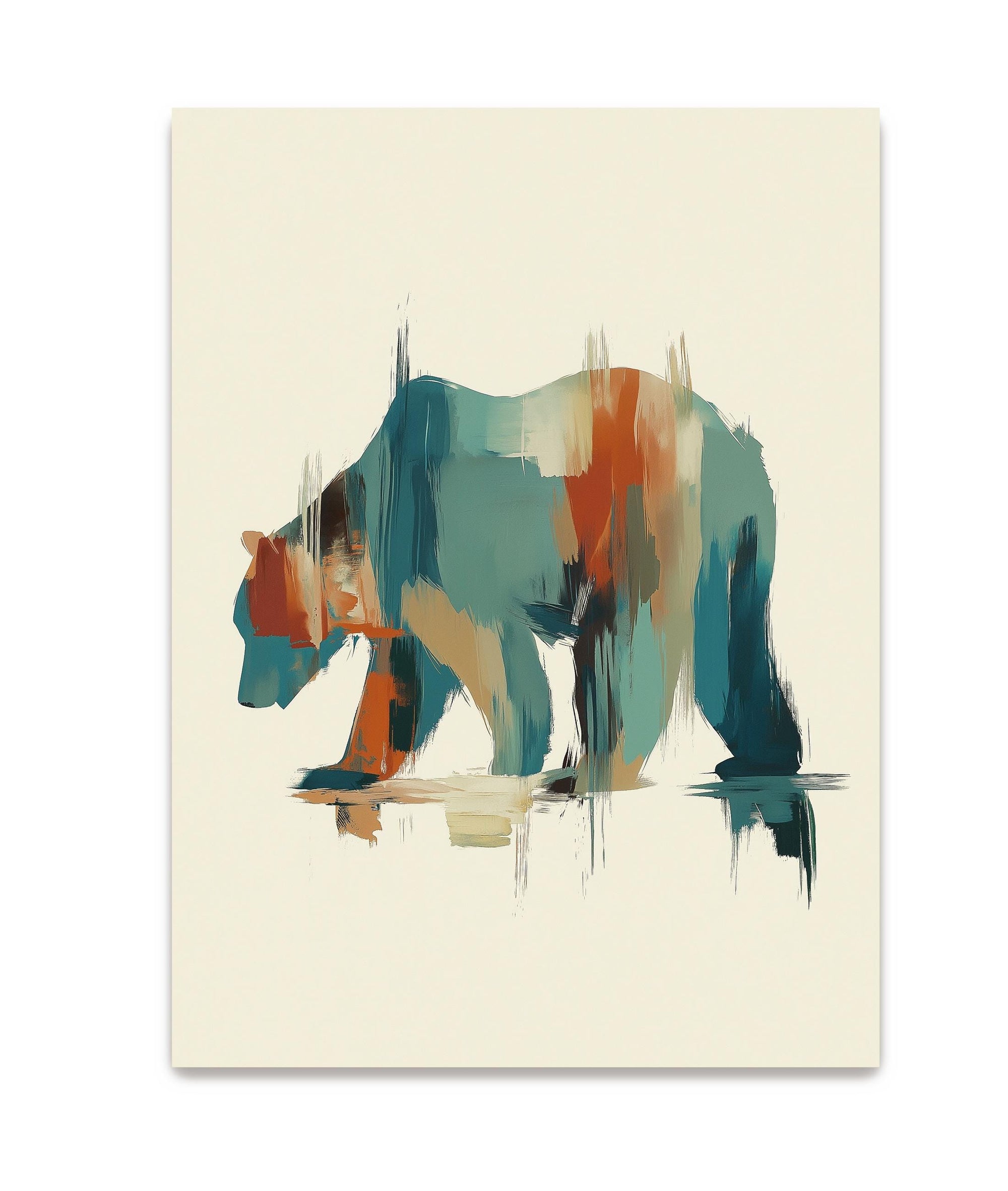 Contemporary animal art print