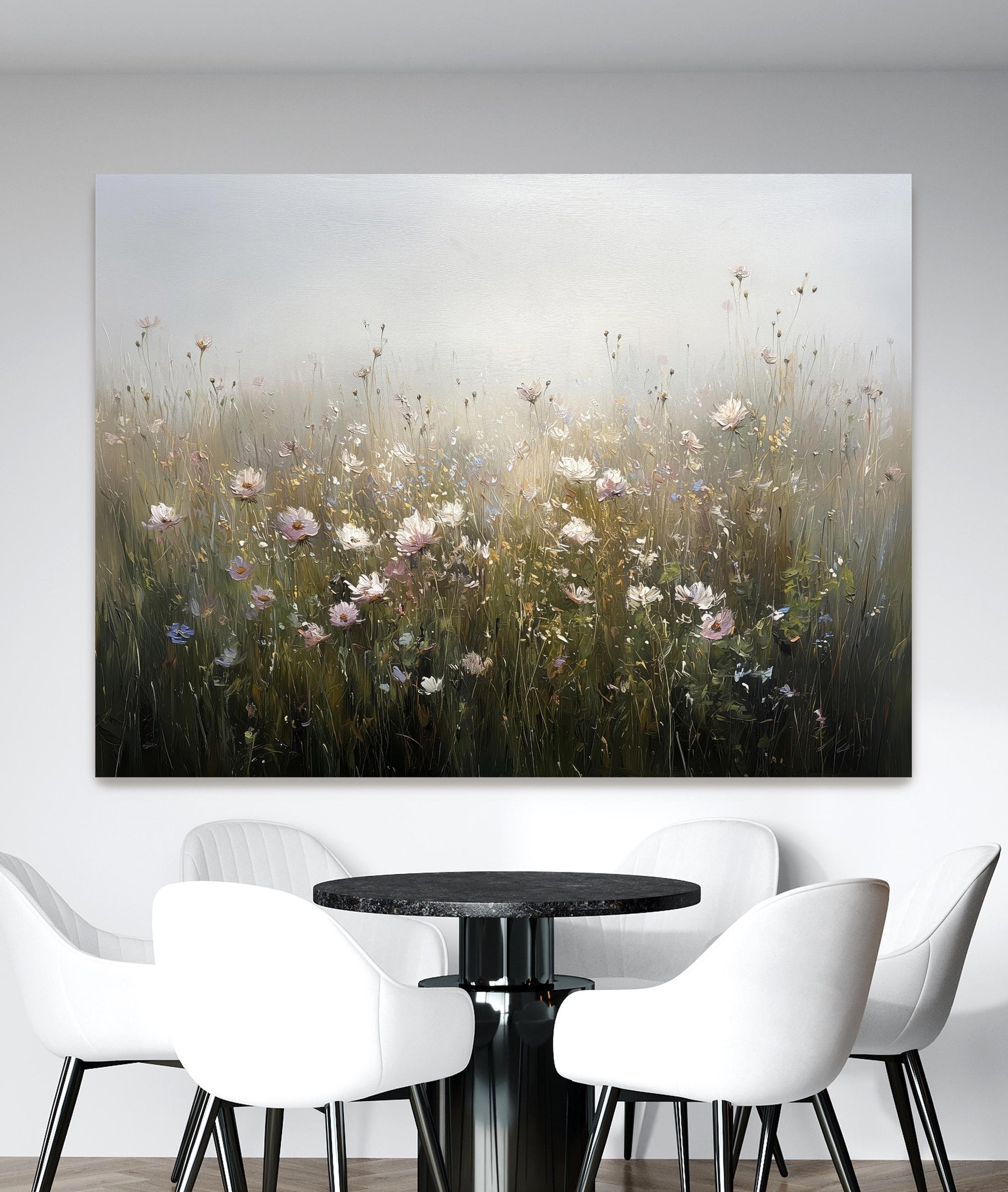 floral landscape wall art