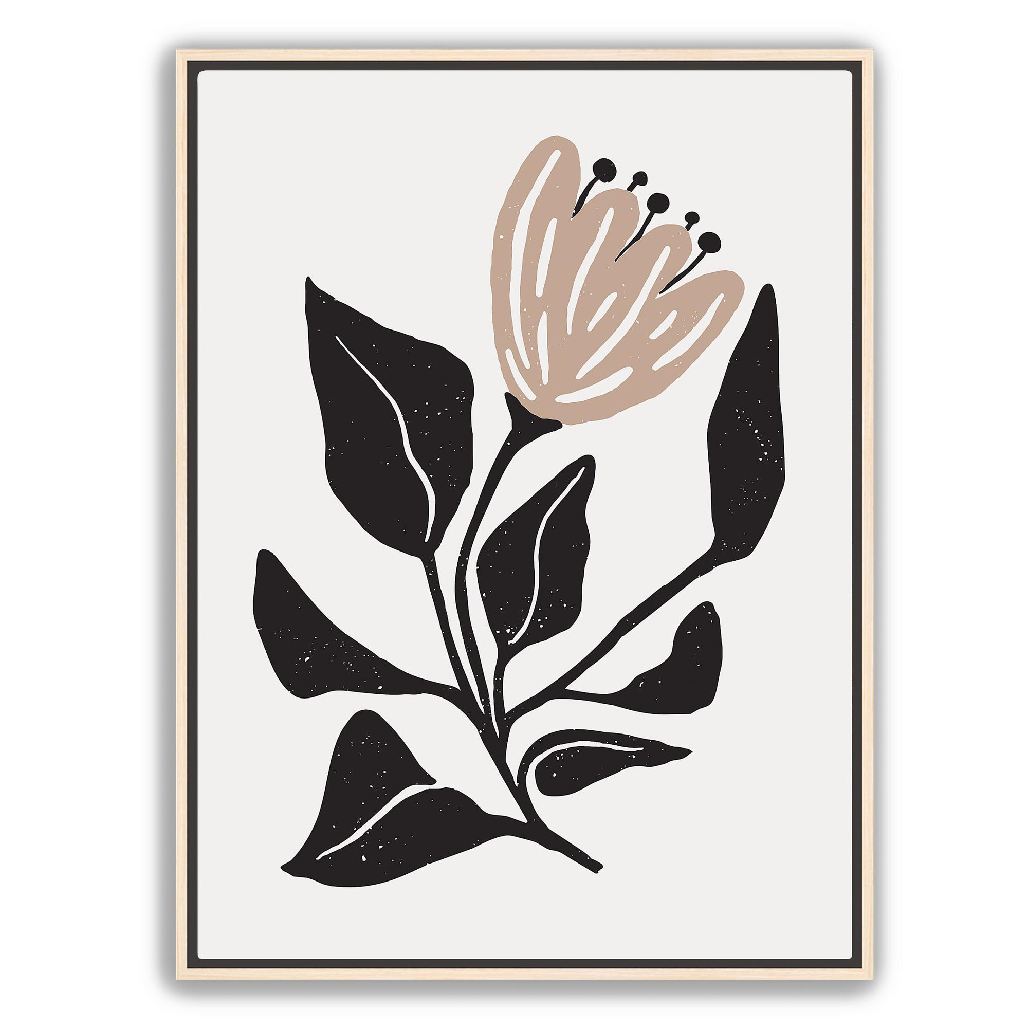 neutral floral decor