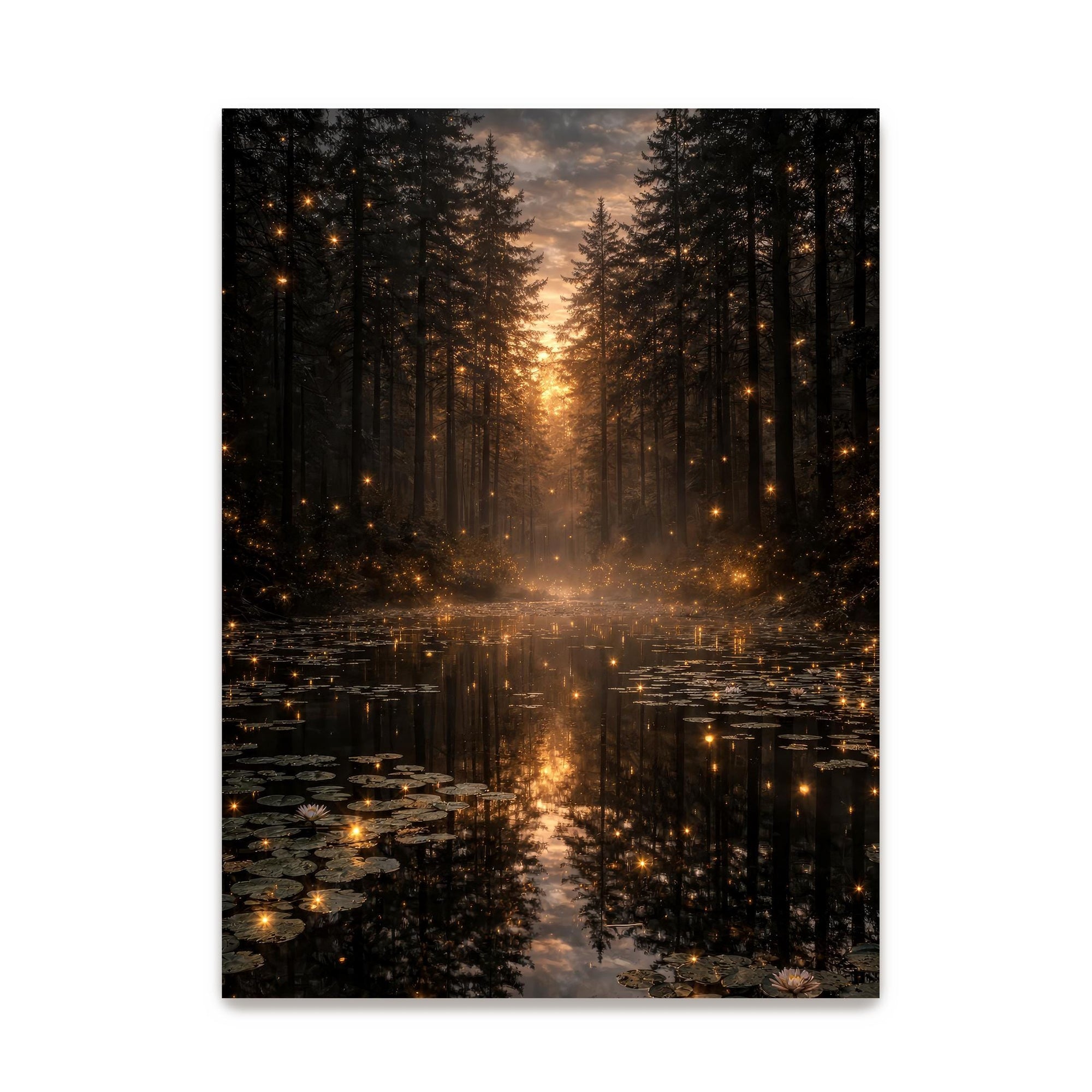 Fantasy inspired woodland wall art