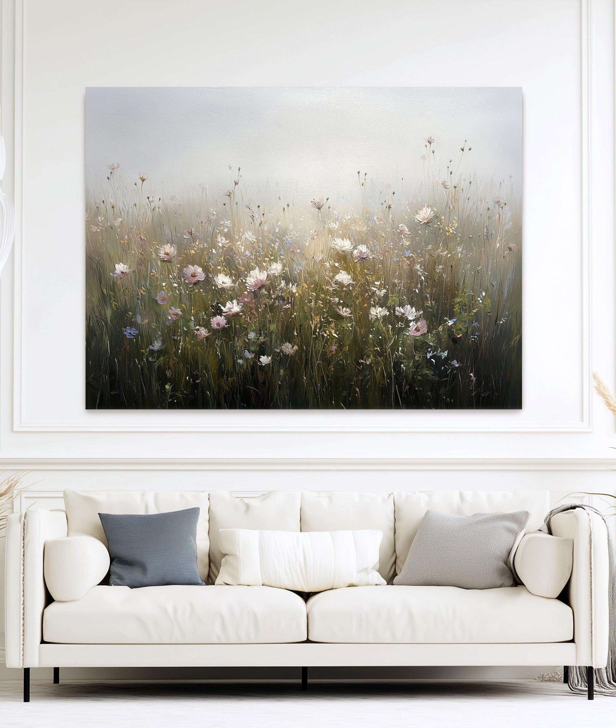 moody floral wall art