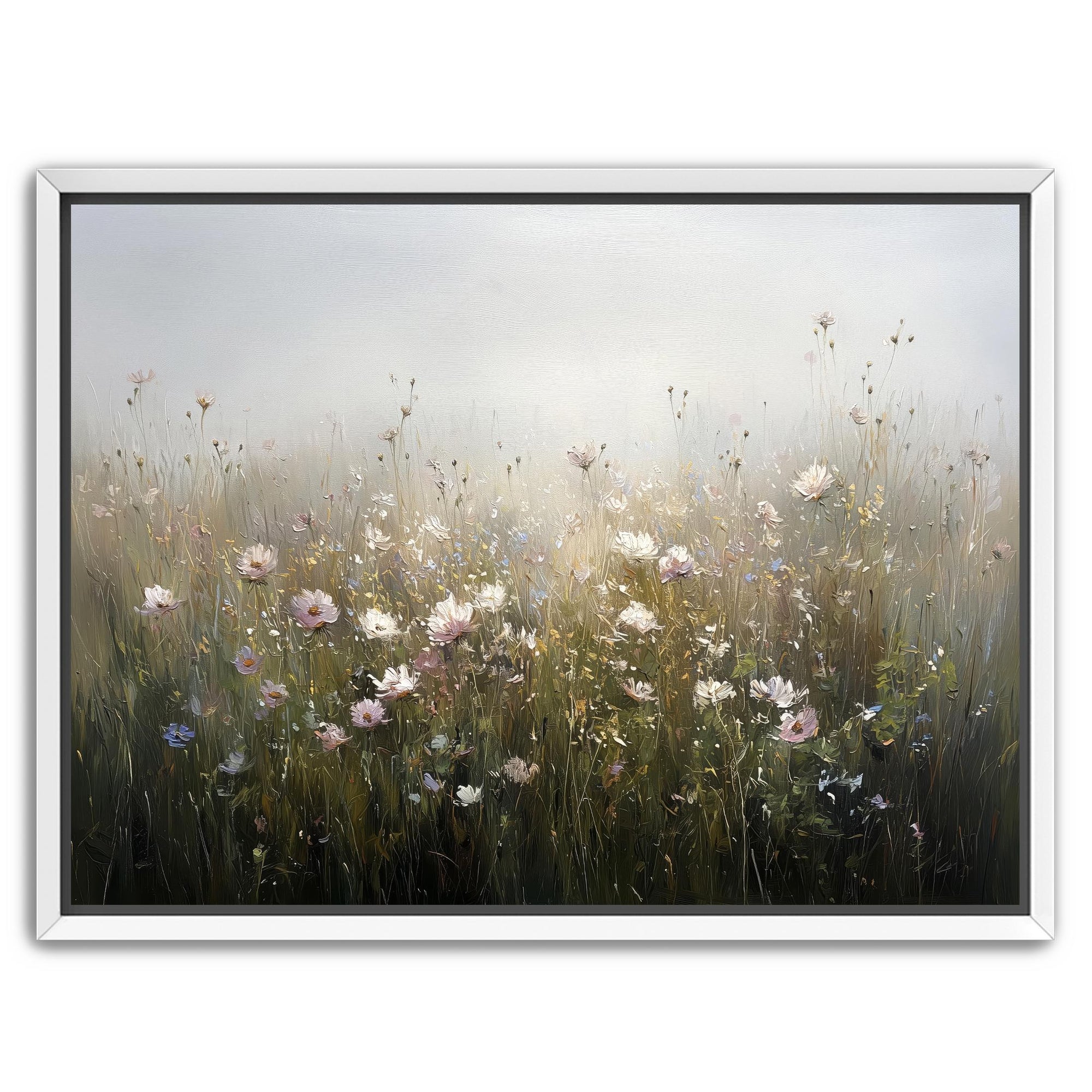 pastel wildflower painting