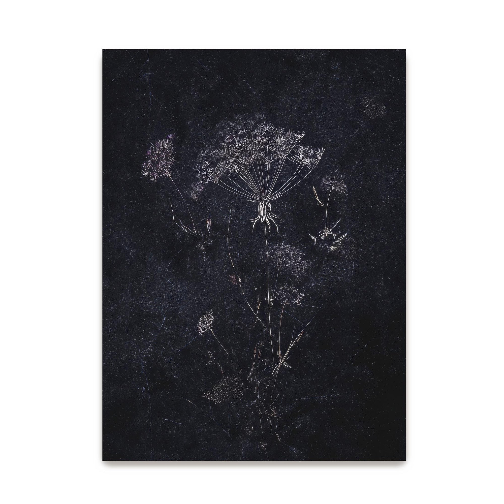 Gothic nature artwork vertical wall print
