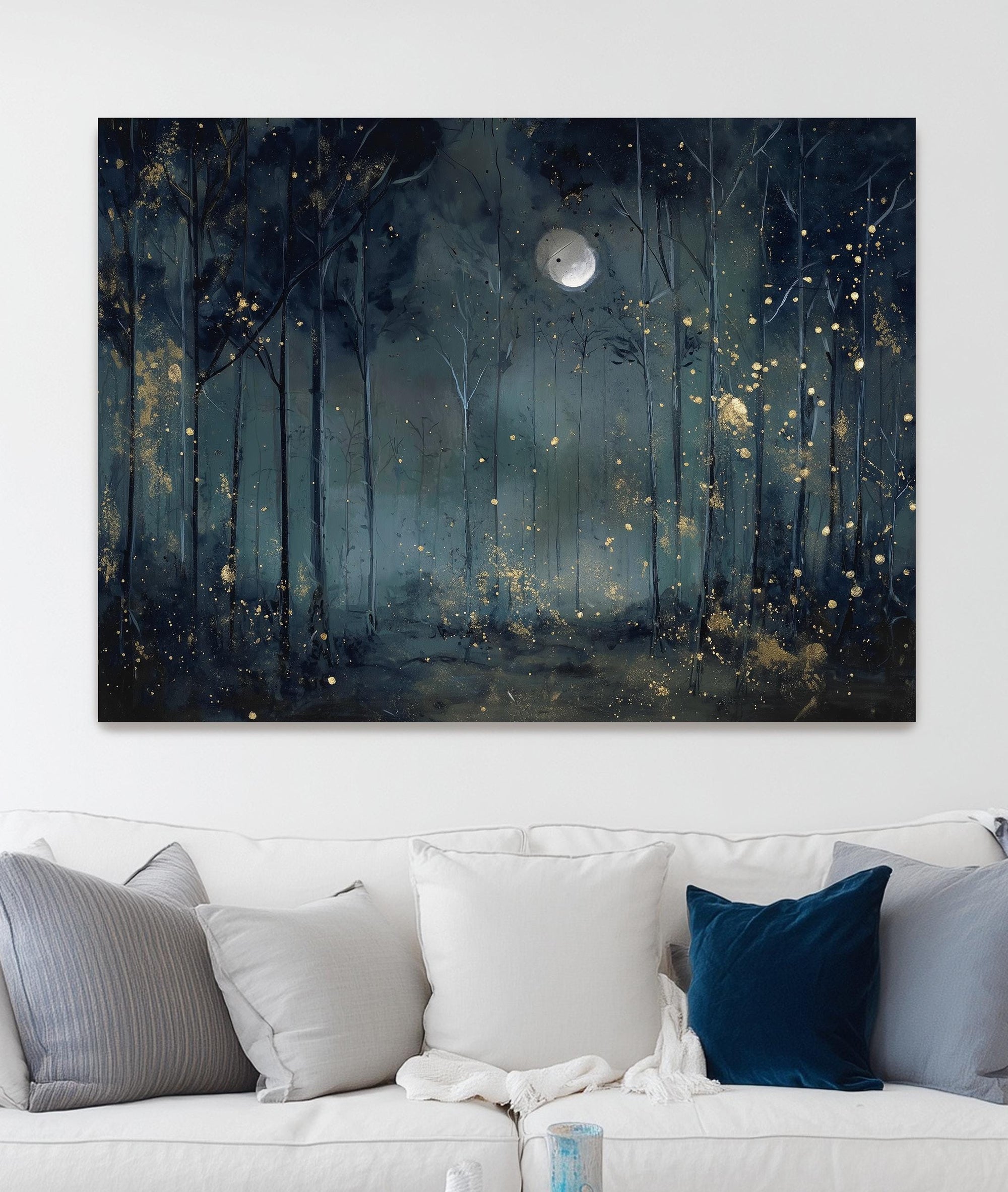 Dark woodland wall decor